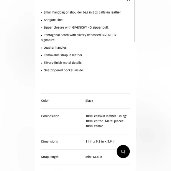 Authentic Givenchy Small Antigona Smooth Leather - Picture 10 of 10